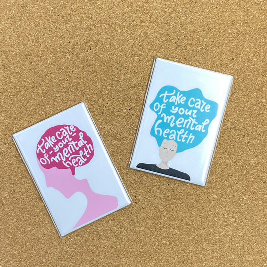 Pair of Women's Mental Health Magnets