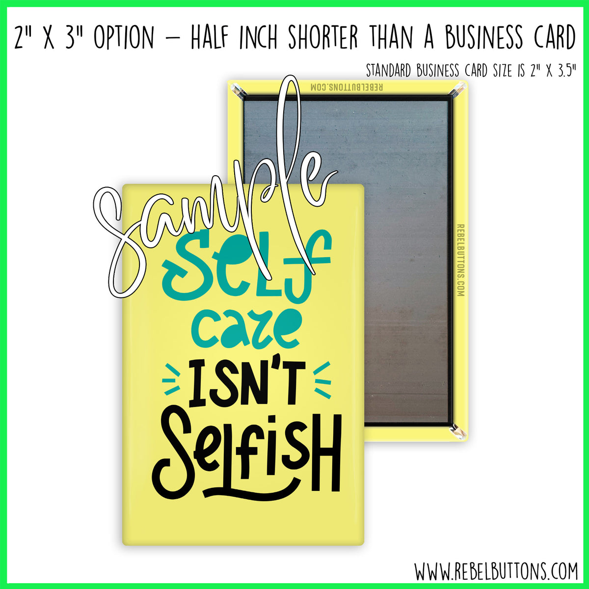 Pair of Women's Mental Health Magnets