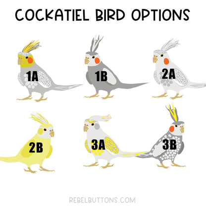Cockatiel Magnet - Personalized