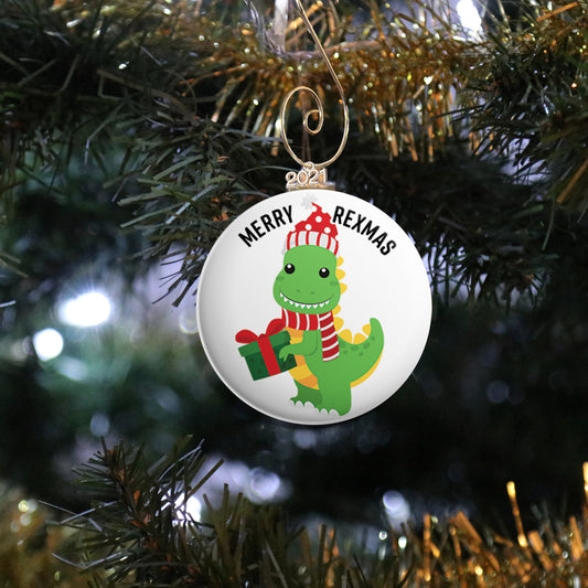 Merry Rexmas Ornament