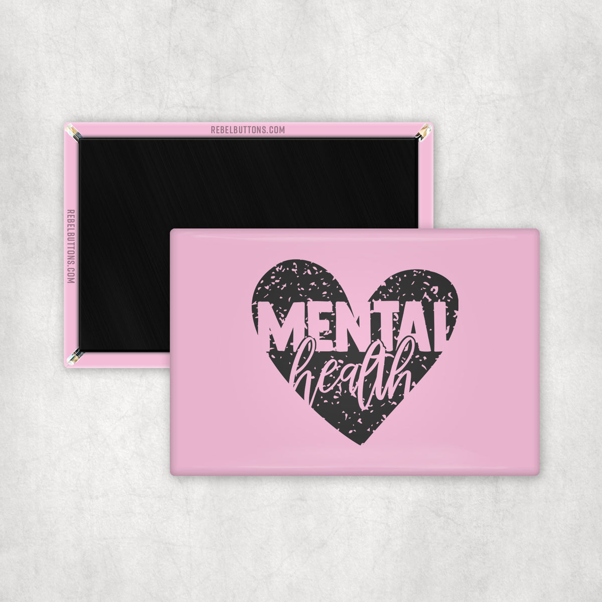 Mental Health Heart Magnet