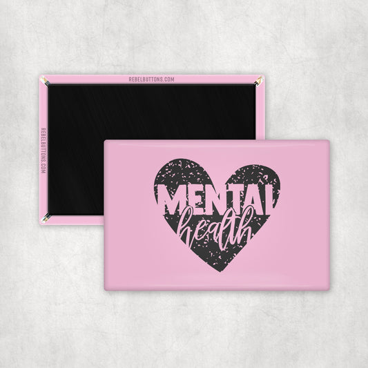 Mental Health Heart Magnet
