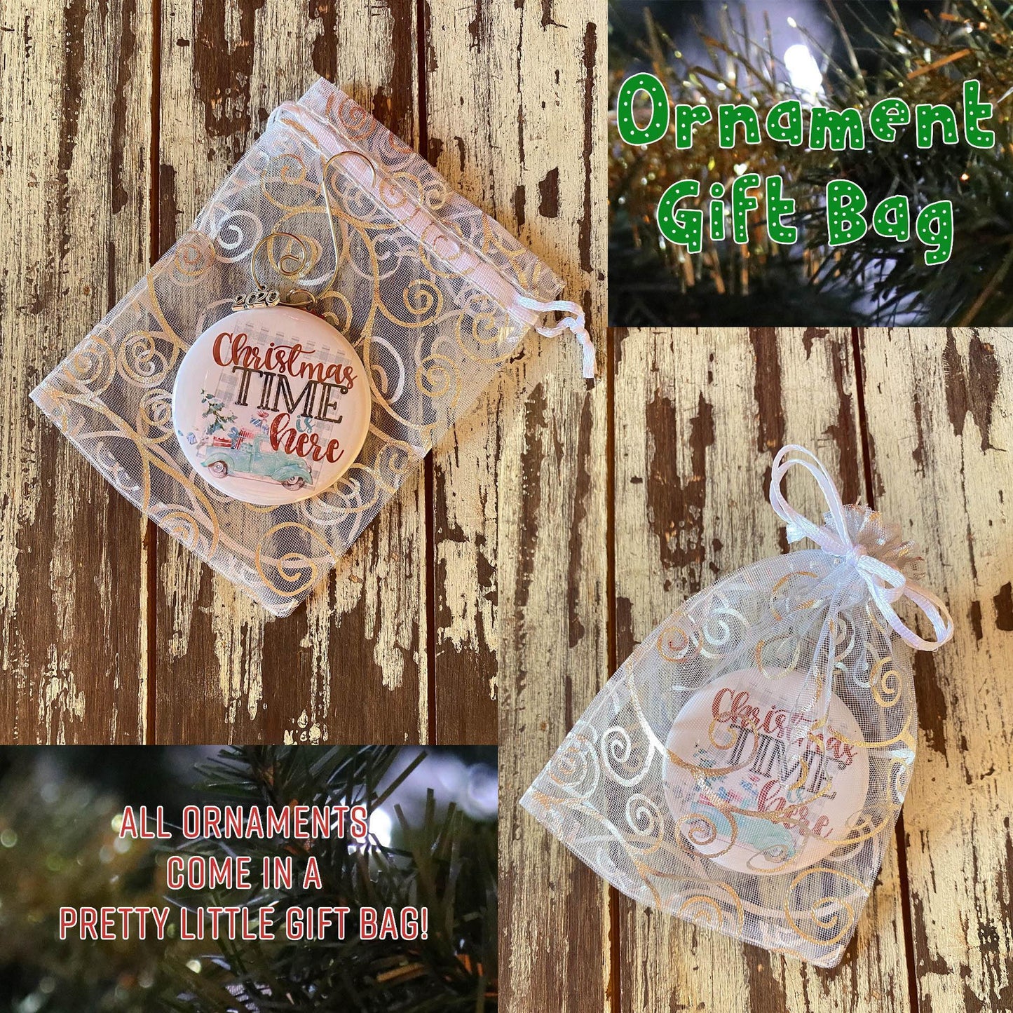 Personalized Crocodile Ornament - REBEL BUTTONS