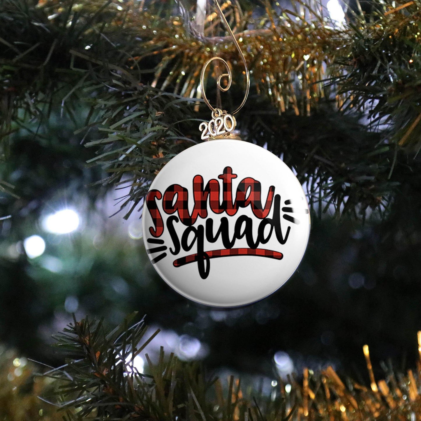 Santa Squad Ornament - REBEL BUTTONS