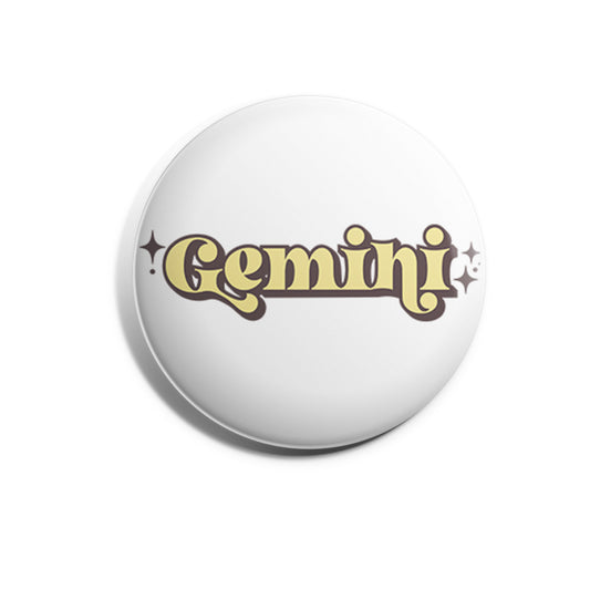 Gemini Retro Zodiac
